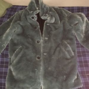 Supreme hysteric glamor faux fur winter coat